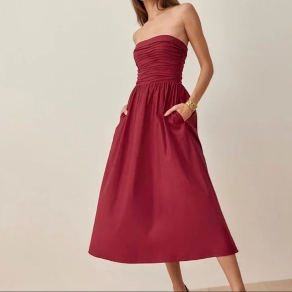 Reformation Dresses & Skirts - Reformation Lissa Dress - Cherry